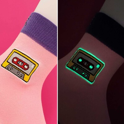 Calcetines Estampados Cassette