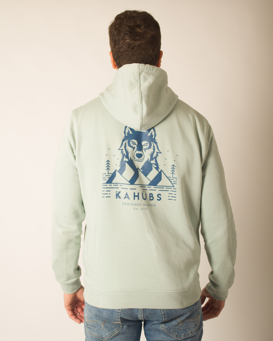 Hoodie Algodón Orgánico Unisex Lobo