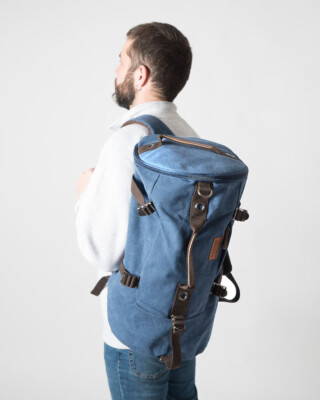 Mochila Saco Azul Denim