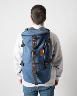 Mochila Saco Azul Denim