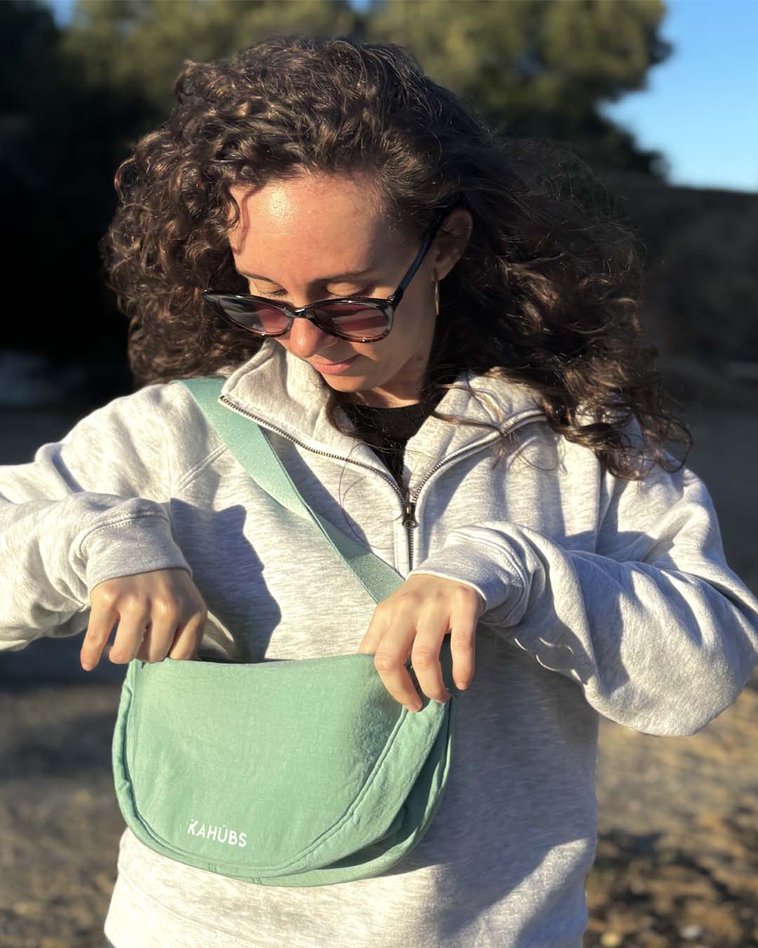 Bandolera Azul Sage - Imagen 2