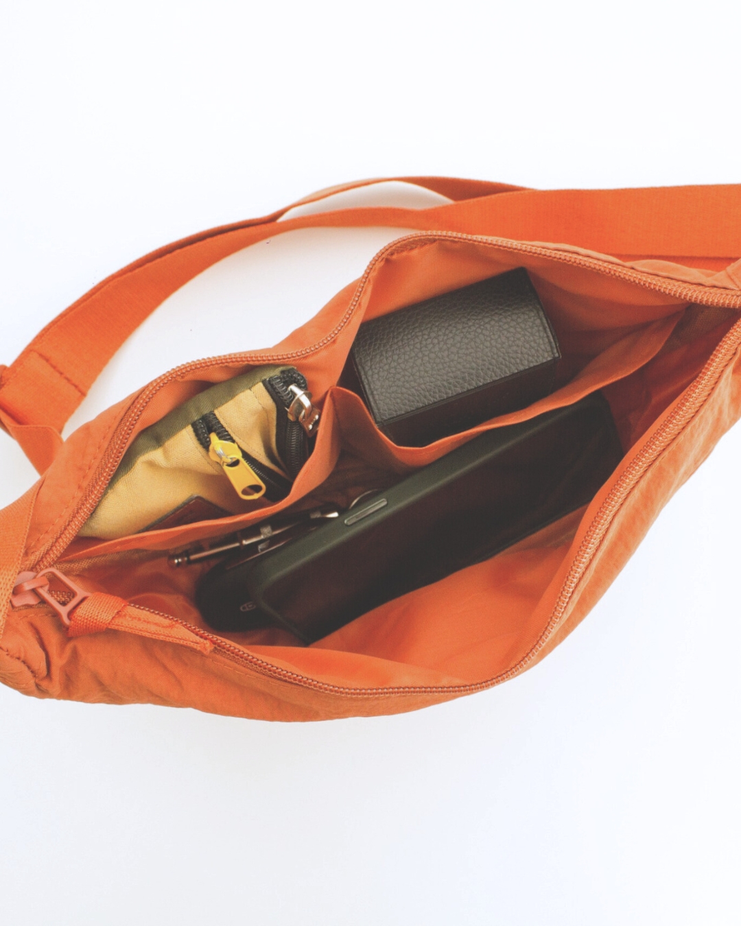 Bandolera Unisex Rojo Teja